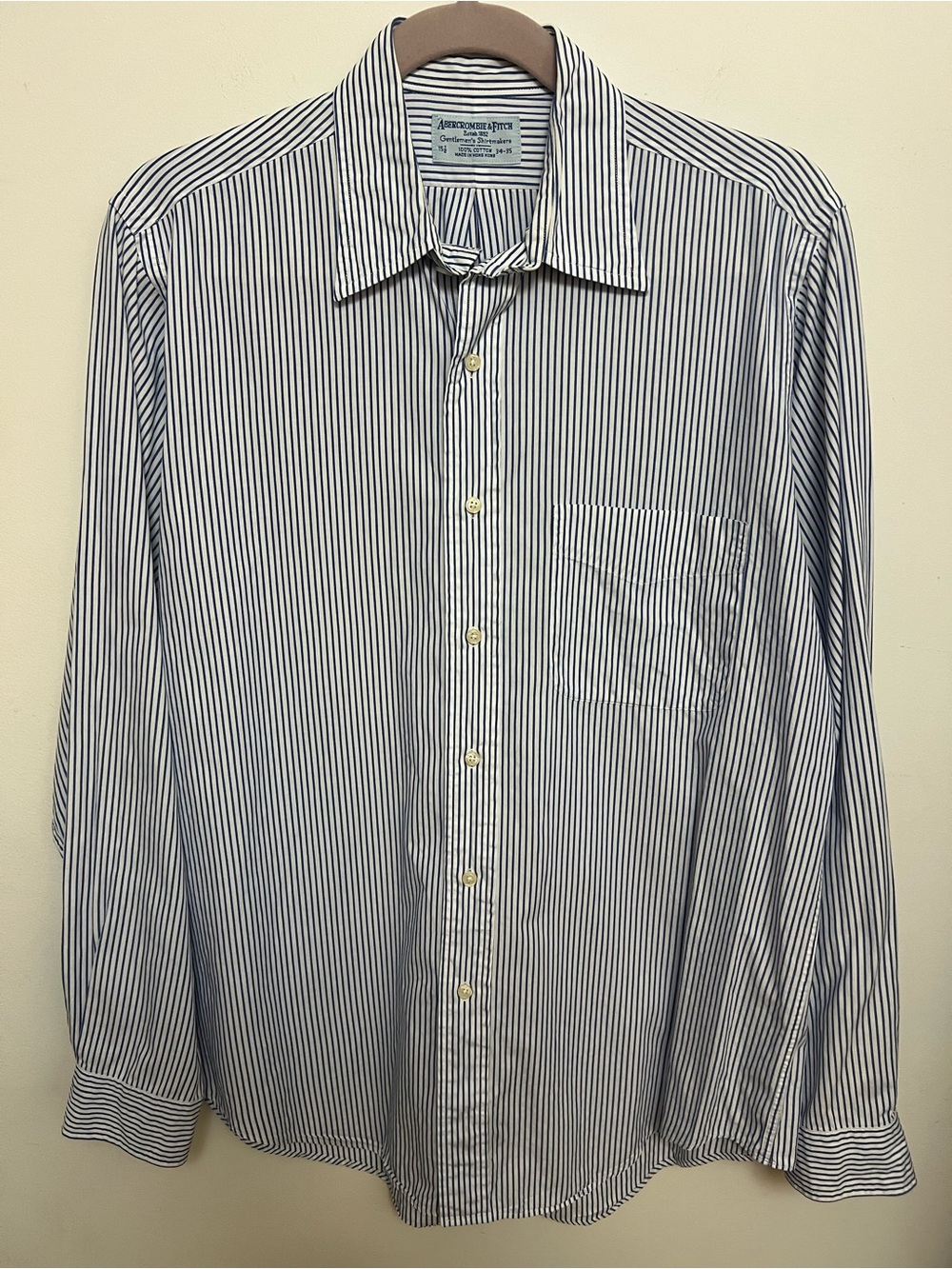 VTG Abercrombie & Fitch "Gentlemen's Shirtmakers" Striped Button Up Shirt